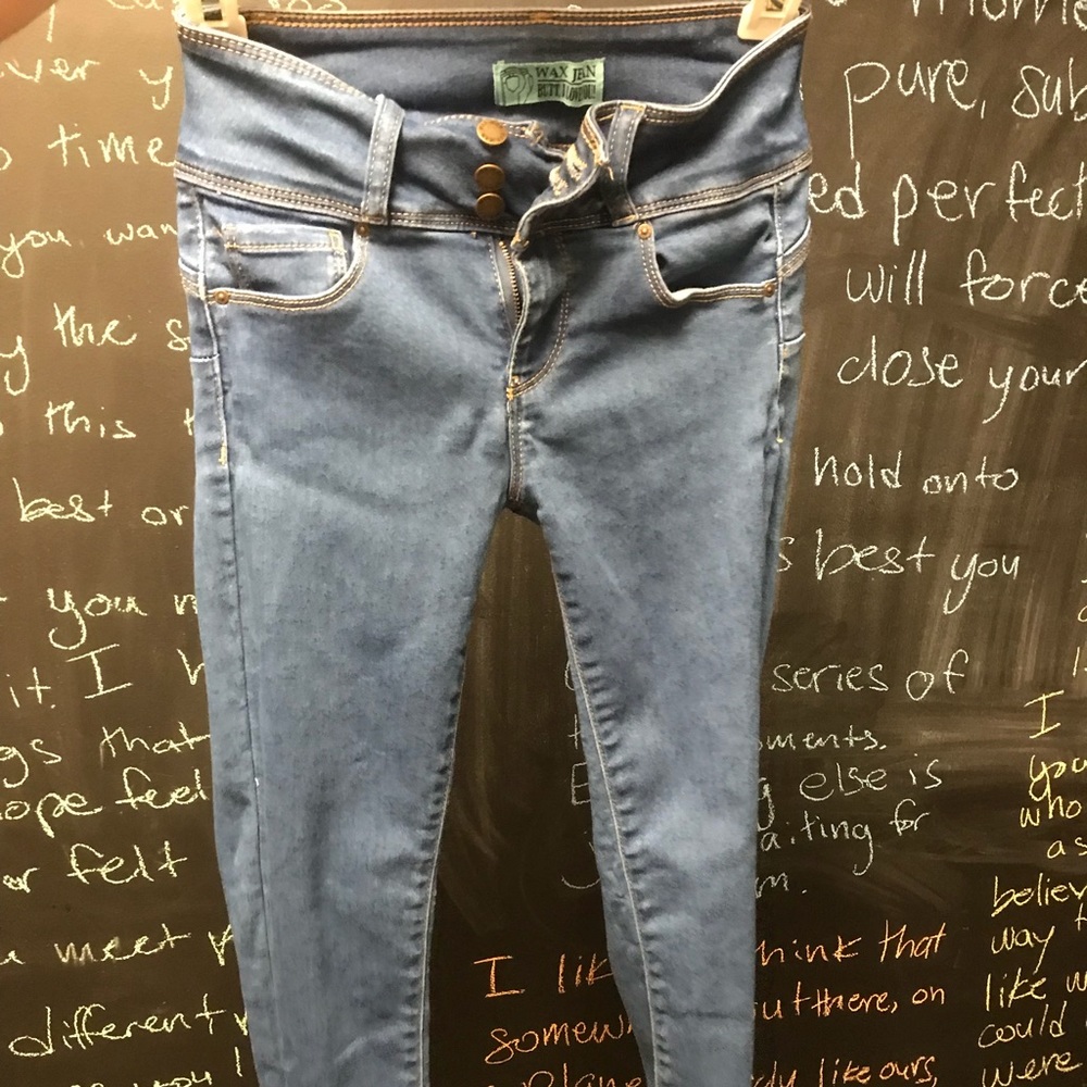 Wax Jeans Butt lifting Ankle Jeggings